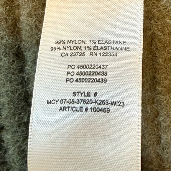 Wilfred Free Hush Knit Mini Ribbed Sweater Dress - Sage Green - Size M Aritzia - Picture 8 of 8